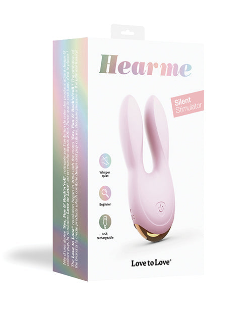 Love to Love Hear Me Flexible Ear Stim - Baby Pink Lovely Planet