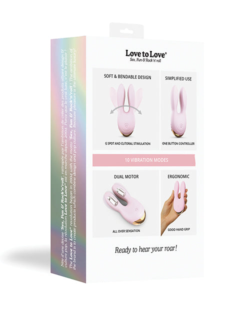 Love to Love Hear Me Flexible Ear Stim - Baby Pink Lovely Planet