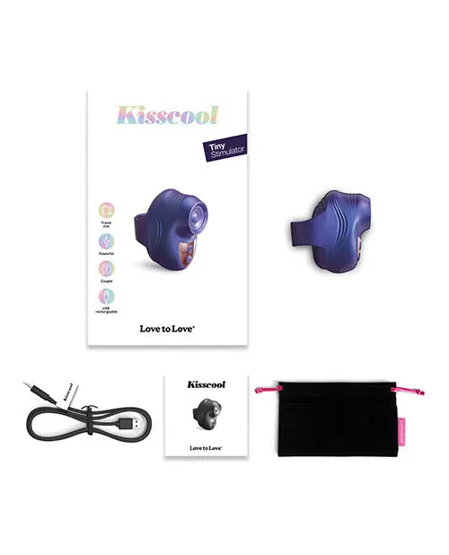 Love to Love Kisscool Tapping Finger Vibe - Midnight Indigo Lovely Planet