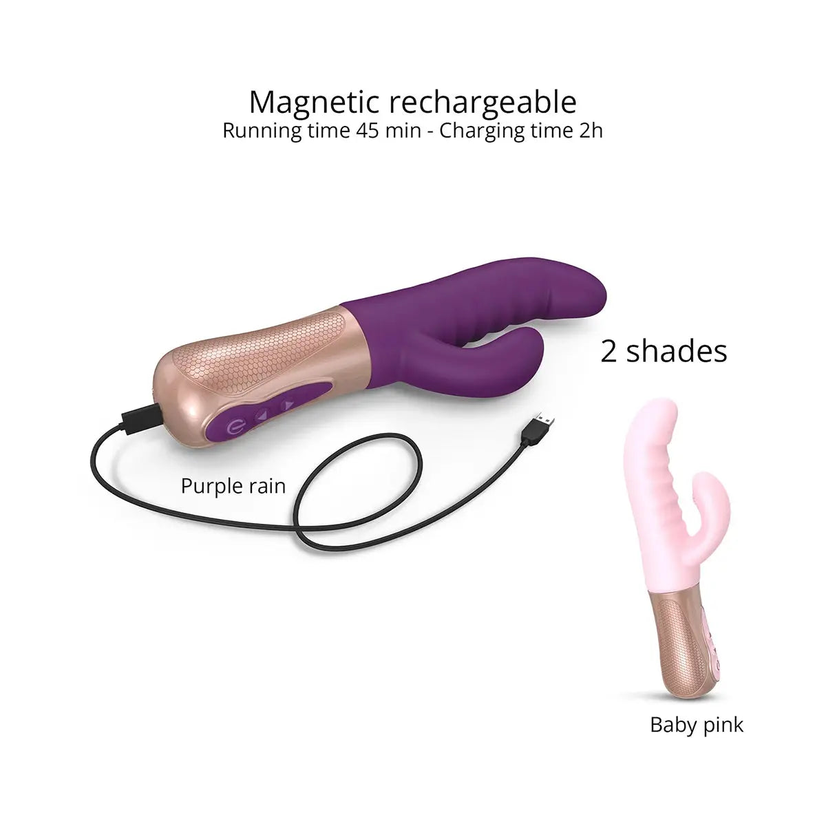 Love to Love Sassy Bunny Vibrator - Purple Rain Lovely Planet