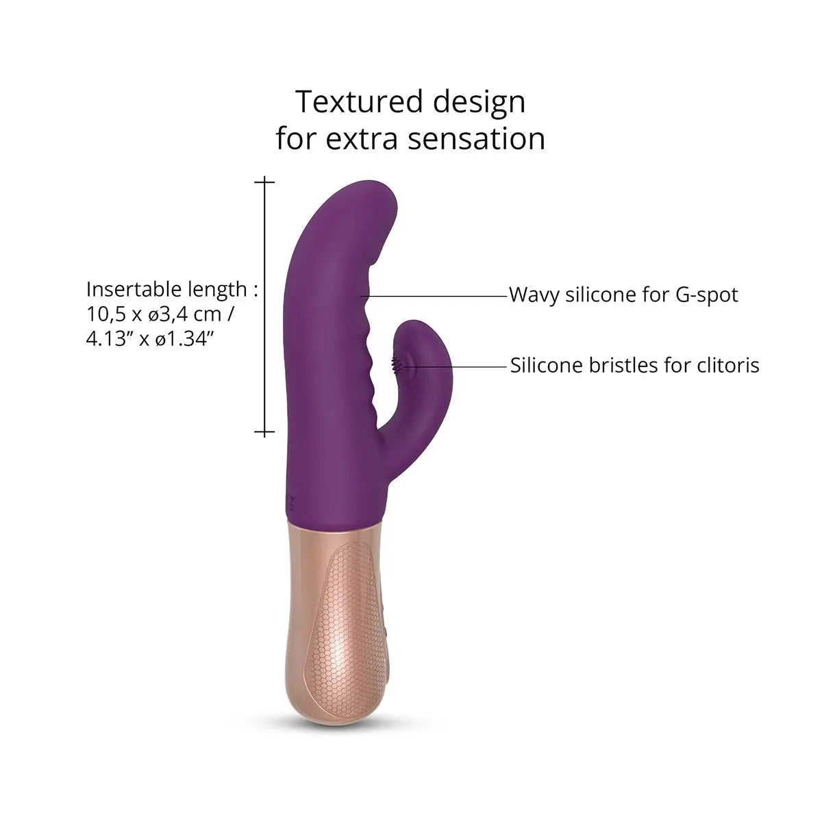 Love to Love Sassy Bunny Vibrator - Purple Rain Lovely Planet