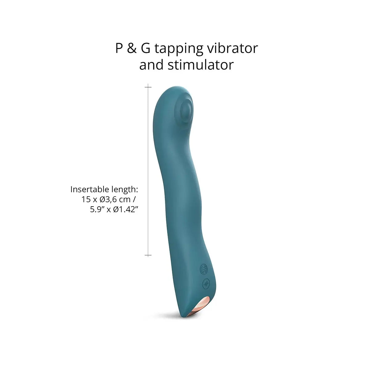 Love to Love Swap Tapping Vibrator - Teal Me Lovely Planet