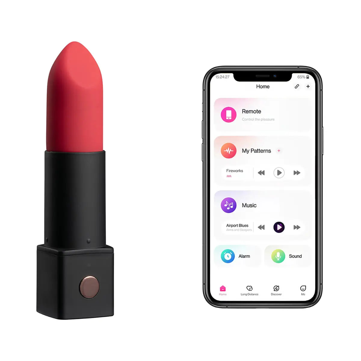Lovense Exomoon Lipstick Vibrator - GreatEagleInc