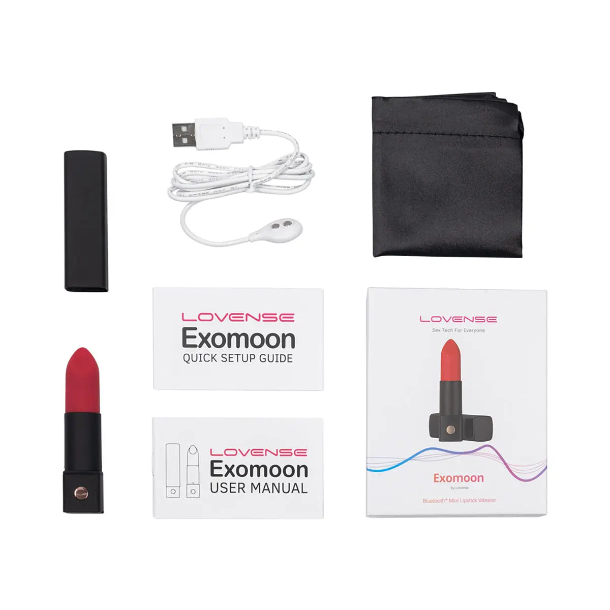 Lovense Exomoon Lipstick Vibrator - GreatEagleInc