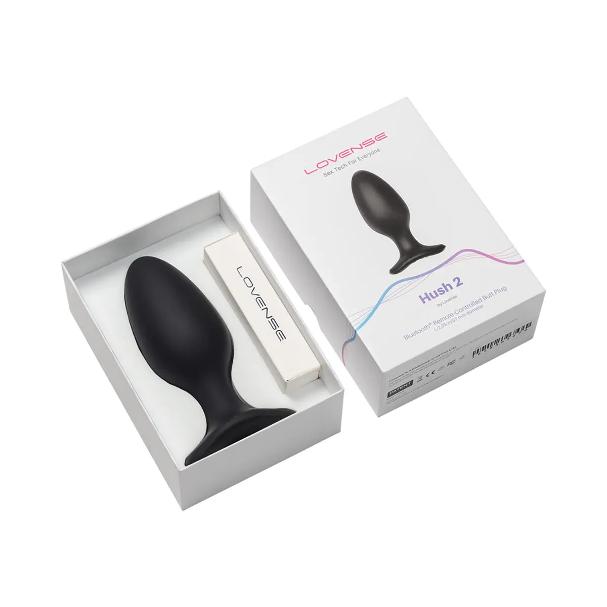 Lovense Hush 2 Vibrating Butt Plug - Large Lovense