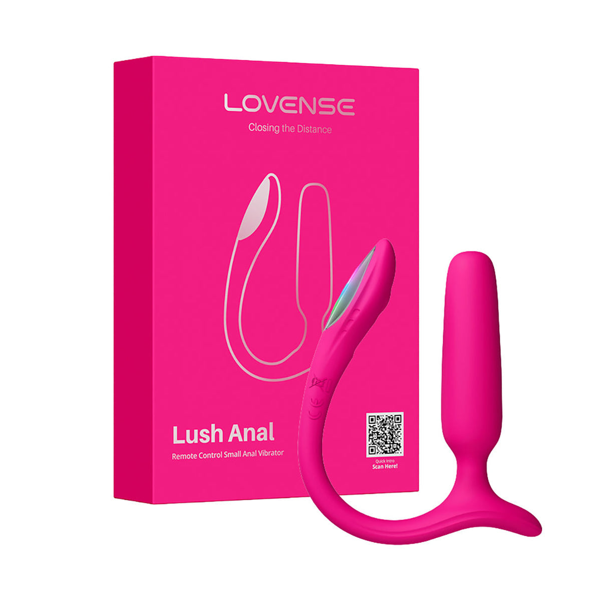 Lovense Lush Anal App-Controlled Compact Powerful Butt Plug Lovense