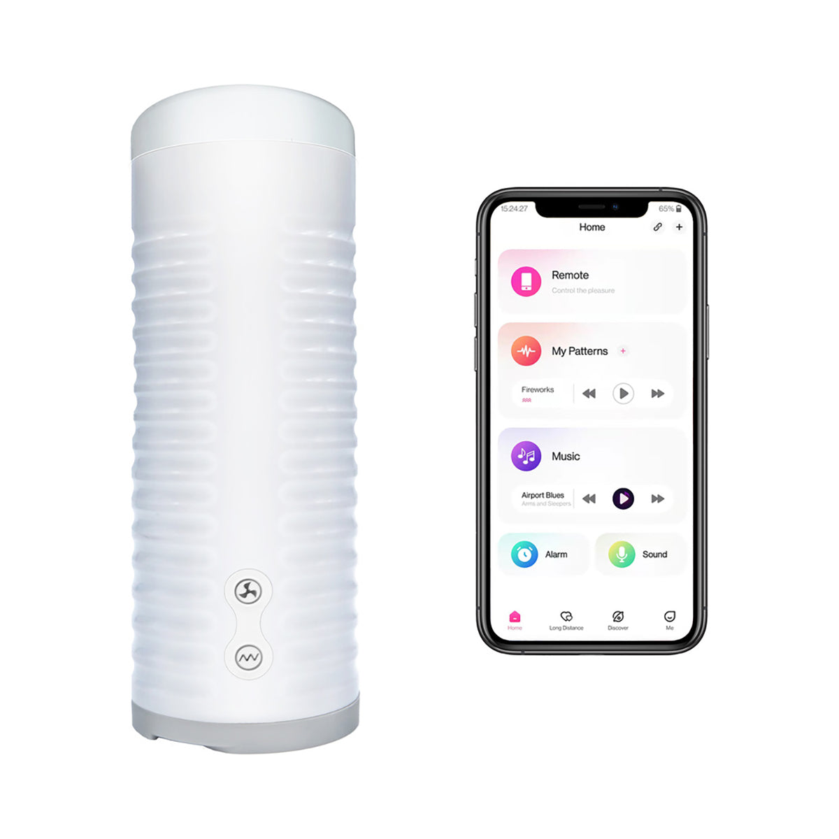 Lovense Max 2 Bluetooth Masturbator - Neutral Sleeve Lovense
