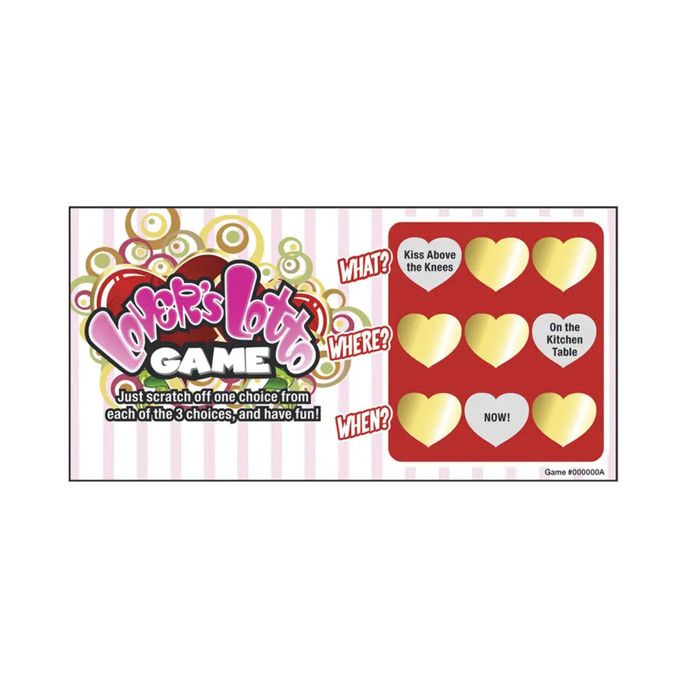 Lovers Lotto Game Scratch&Play Sex Game Hott Products