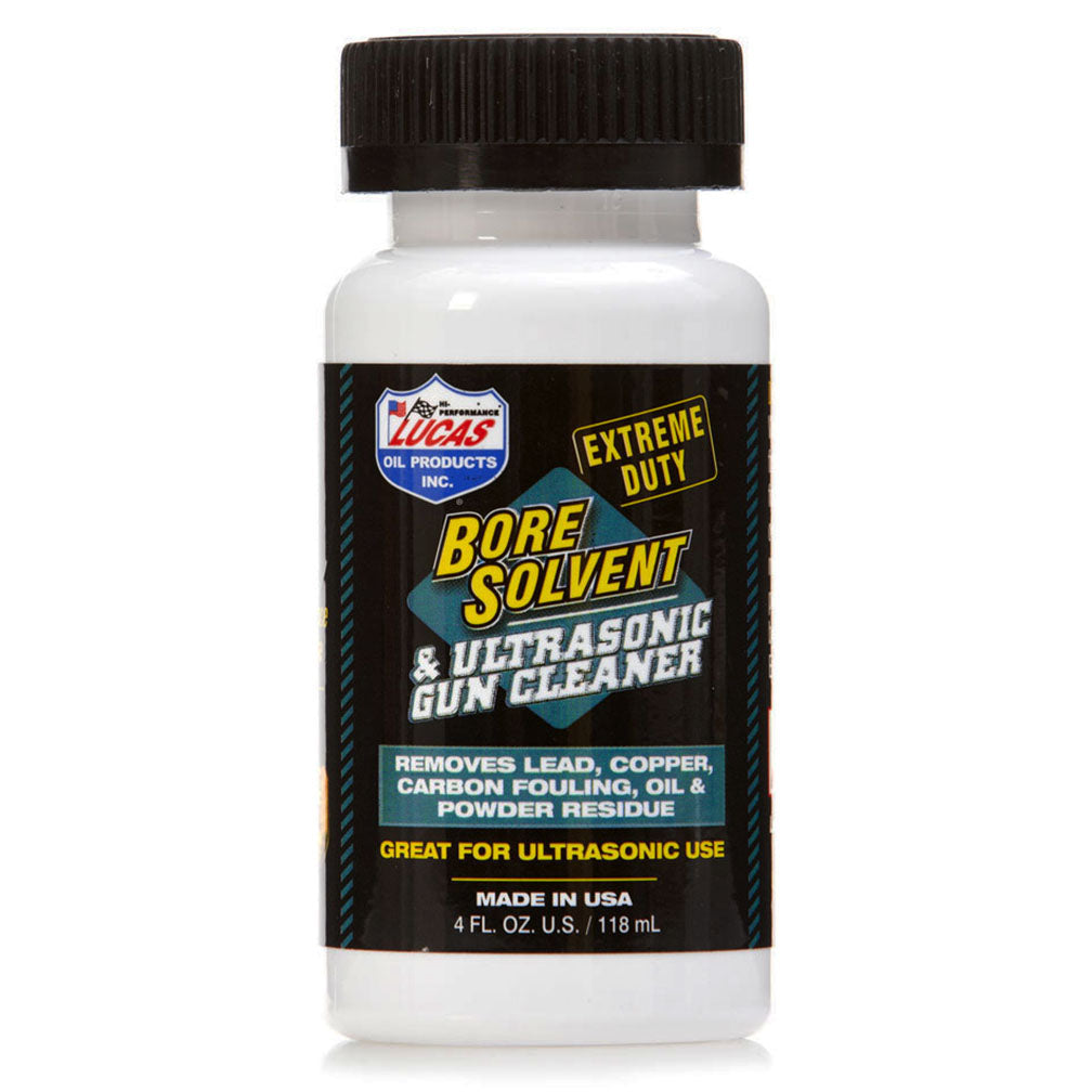 Lucas Oil Extreme Duty Bore Solvent & Ultrasonic Gun Cleaner - 4 Ounce LUCASOIL