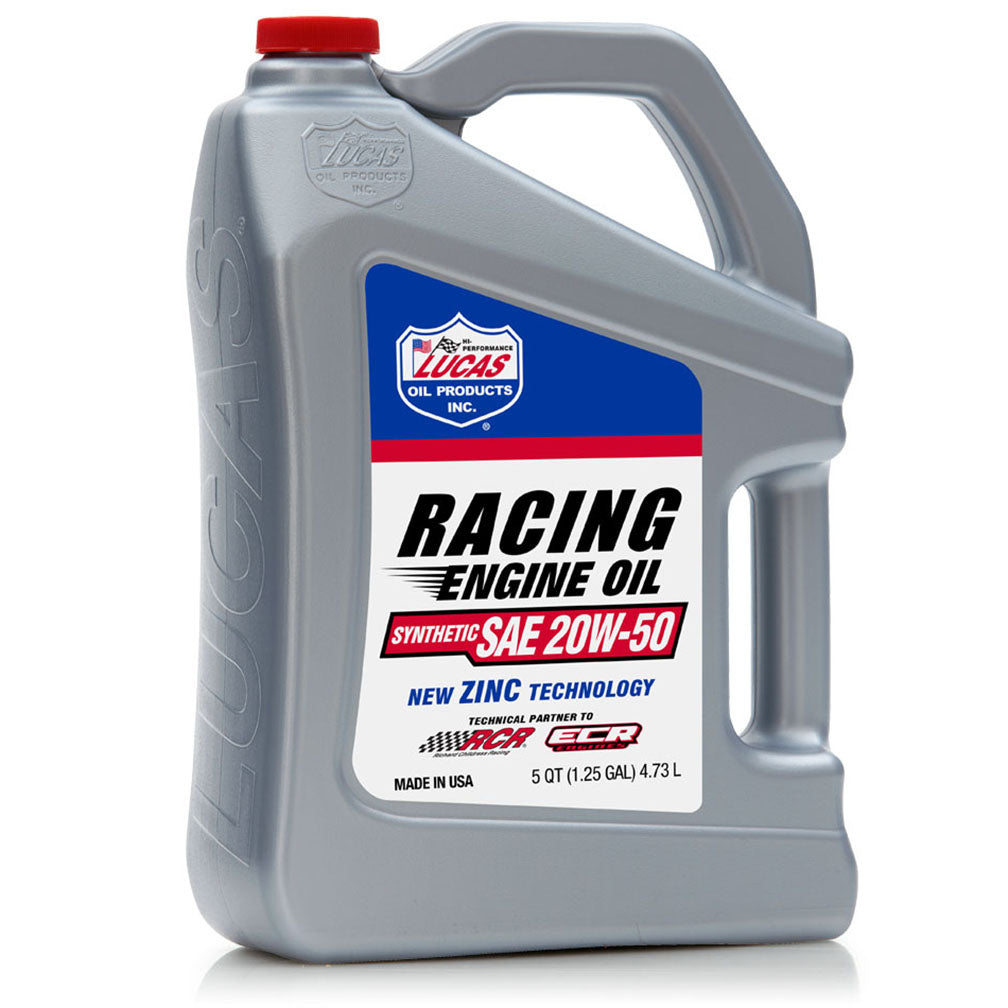 Lucas Oil Synthetic Sae 20w 50 Racing Motor Oil – 5 Quart LUCASOIL