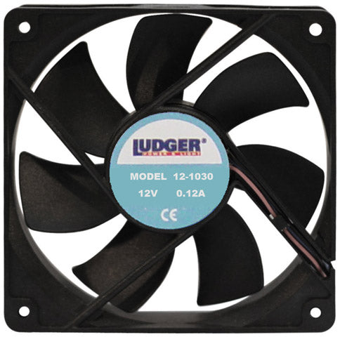 Ludger Mini 12v 3” Square Rotary Cooling Fan Nippon