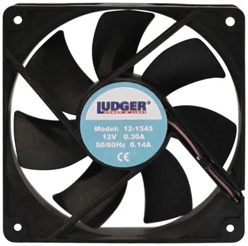 Ludger Mini 12v 4” Square Rotary Cooling Fan Nippon