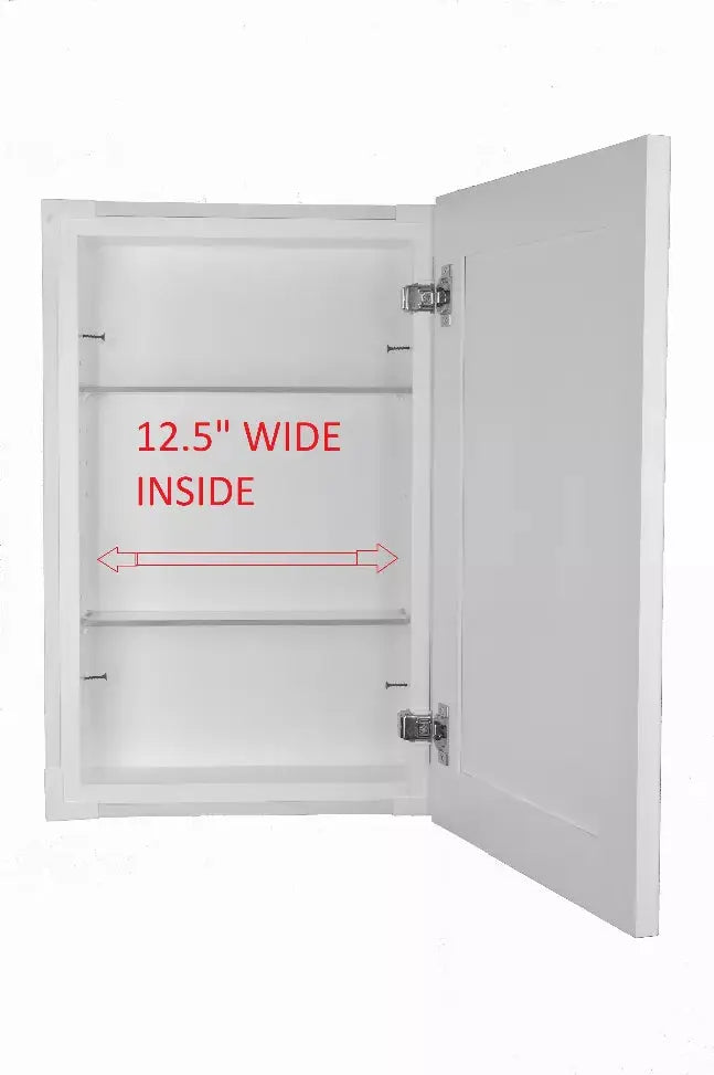 Luna Recessed Medicine Cabinet WG Wood Products, LLC