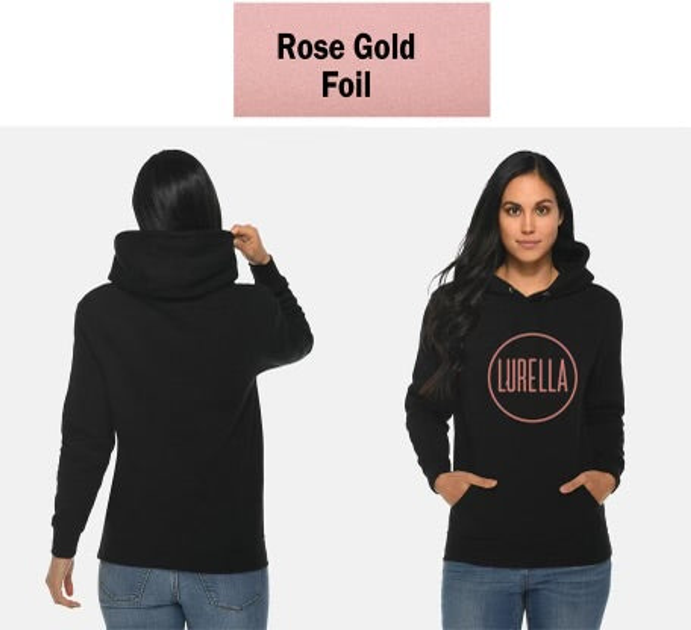 Lurella Rosegold Hoodie Lurella Cosmetics
