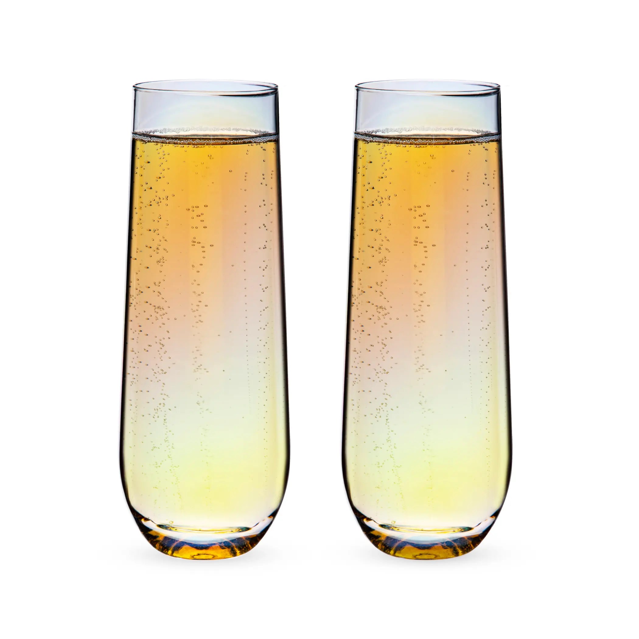 Luster Stemless Champagne Flute Set by Twine Twine