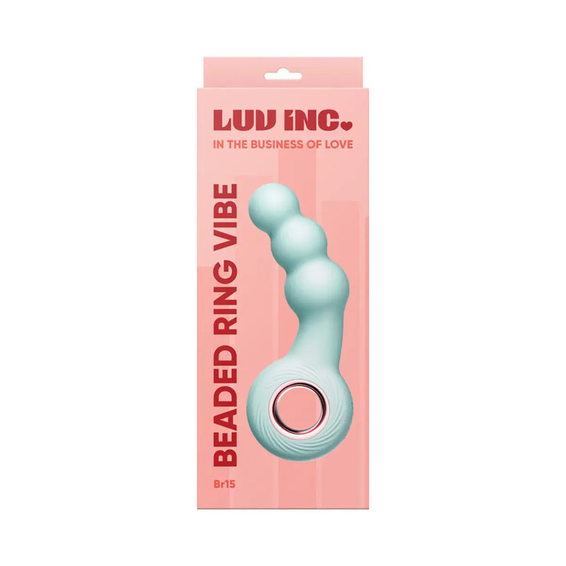Luv Inc Br15: Beaded Ring Vibe Green Luv Inc