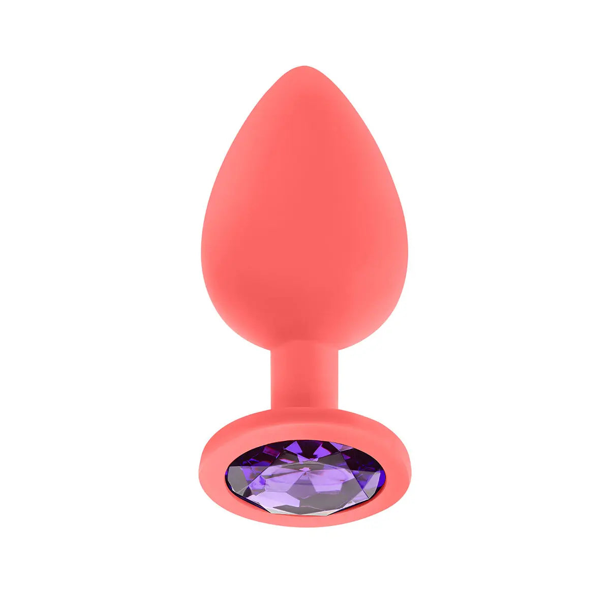 Luv Inc Jeweled Plug Large - Coral Luv Inc