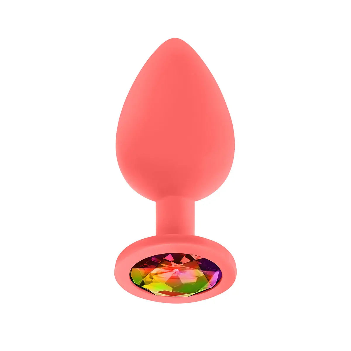 Luv Inc Jeweled Plug Large - Coral Luv Inc