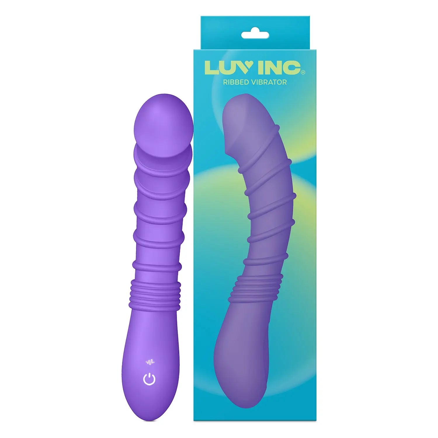 Luv Inc Rv21 Ribbed Vibrator Purple Luv Inc