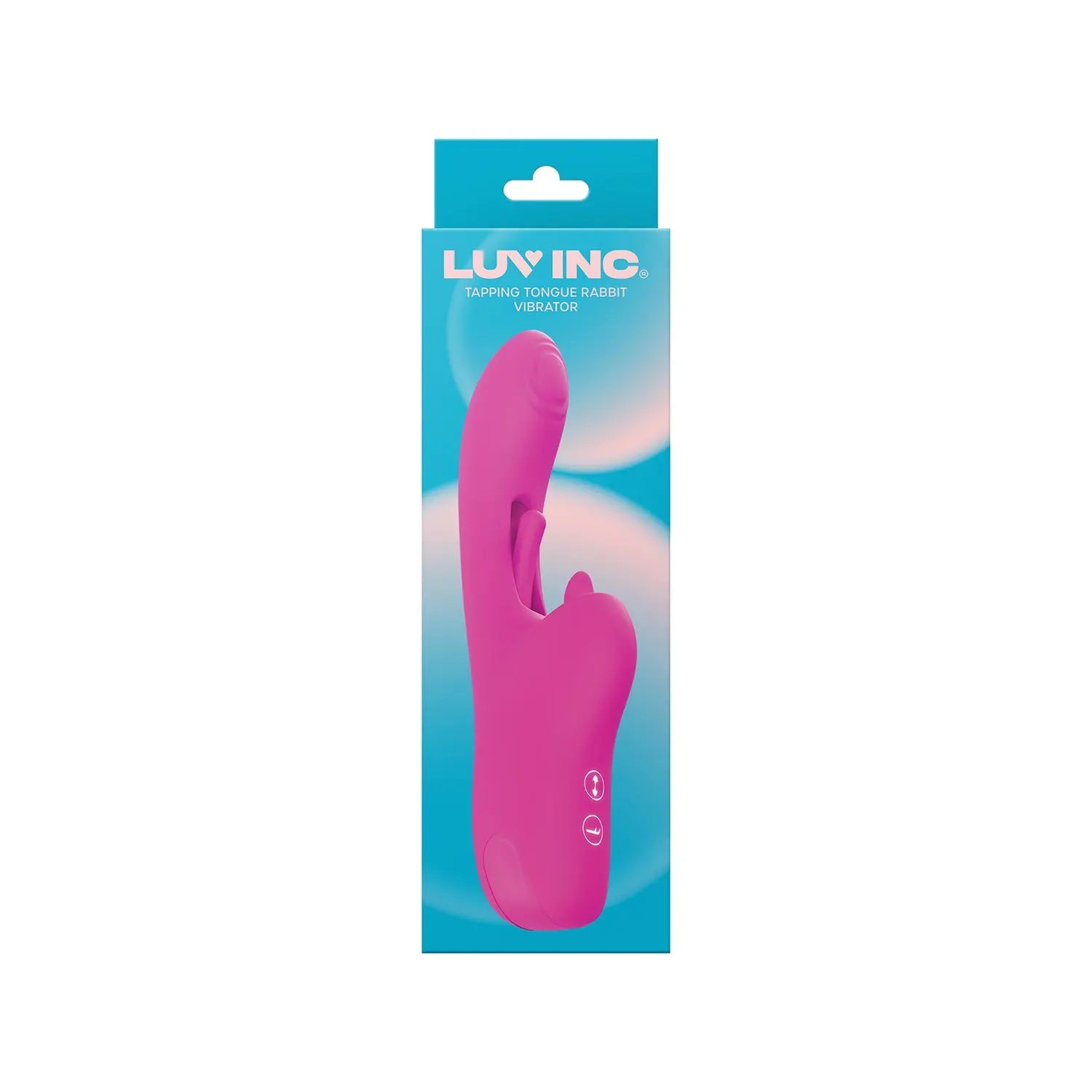 Luv Inc Tr46 Tapping Tongue Rabbit Vibrator Pink Luv Inc