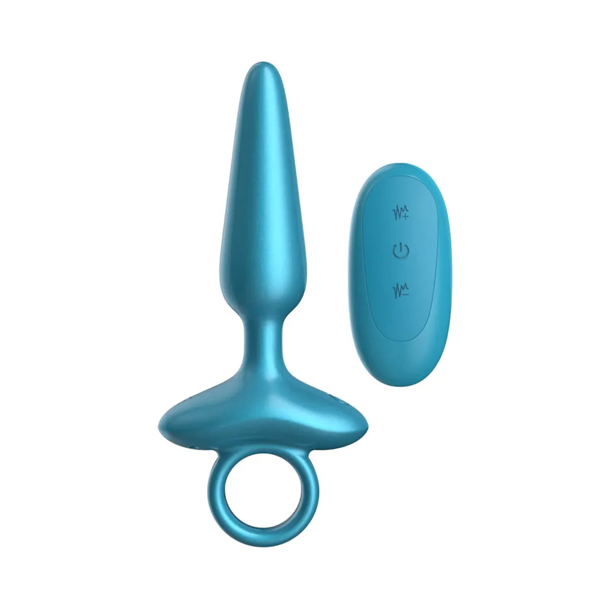 Luv Inc. Pr37: Pointy Ring Luv Plug Metallic Blue - GreatEagleInc