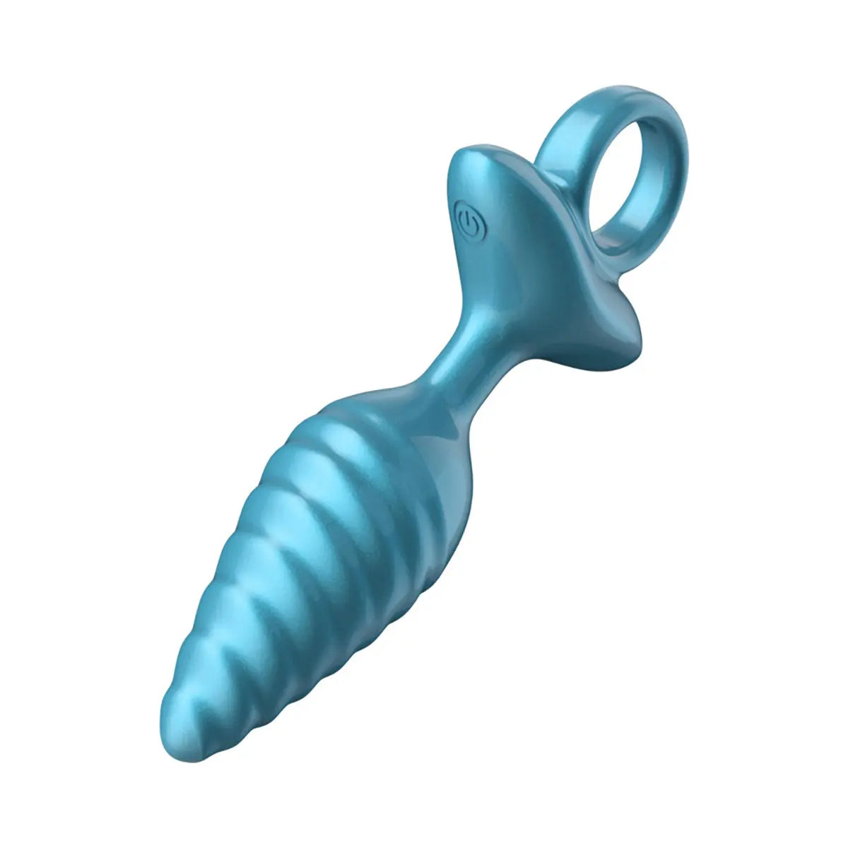 Luv Inc. Tr59: Tapered Swirl Ring Luv Plug Metallic Blue Luv Inc