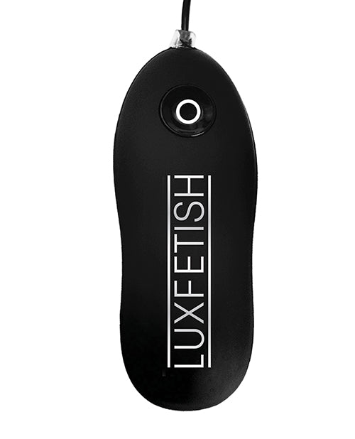 Lux Fetish 4" Inflatable Vibrating Butt Plug W/suction Base - Black Electric Eel INC