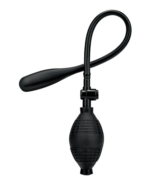 Lux Fetish Classic Inflatable Anal Balloon - Black Electric Eel INC