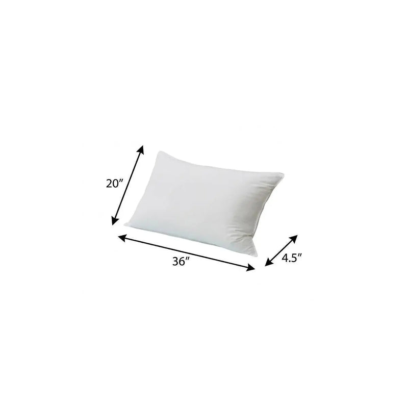 Lux Sateen Down Alternative King Size Firm Pillow Homeroots Bed & Bath