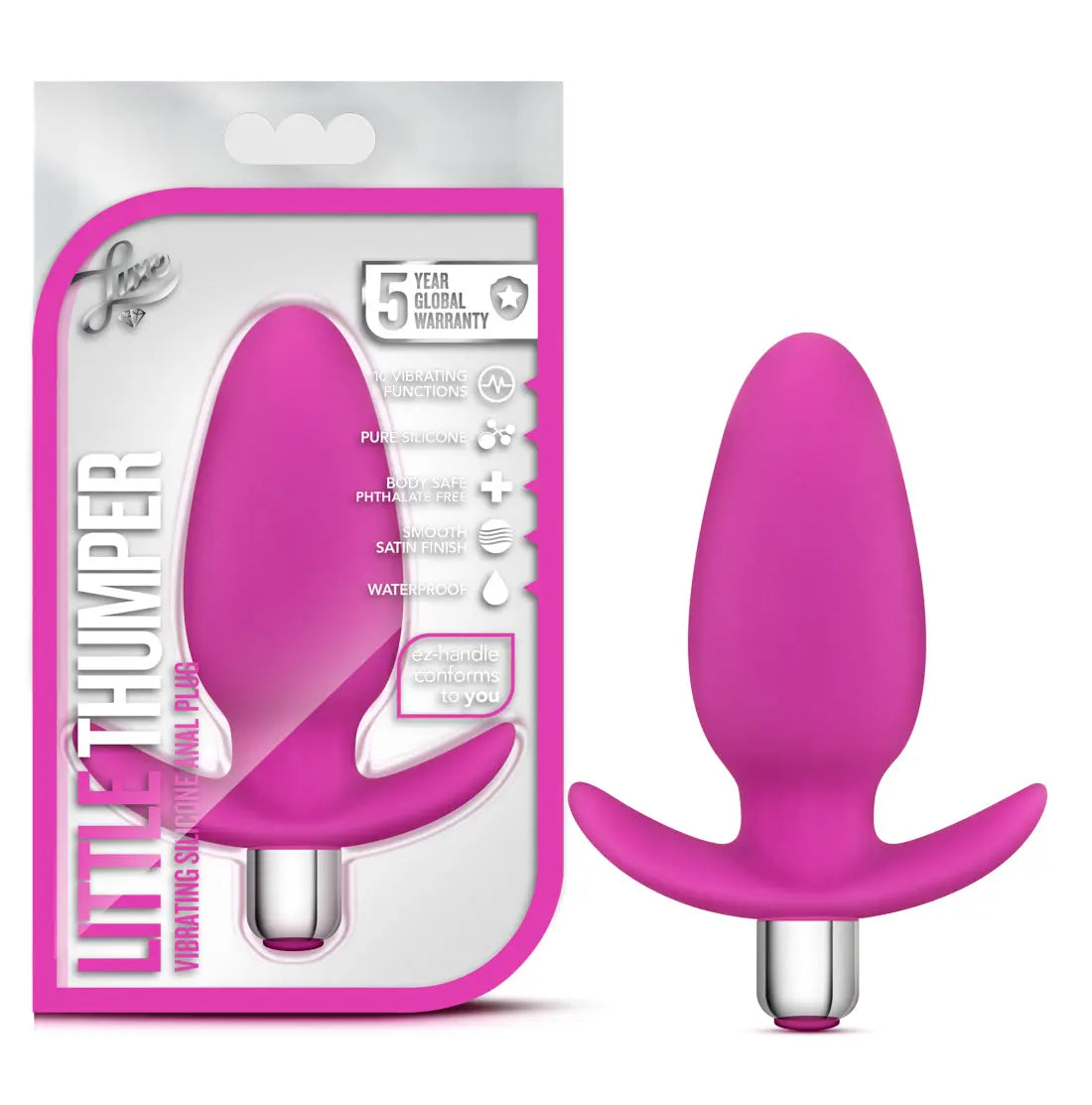 Luxe Little Thumper Fuschia Blush Novelties