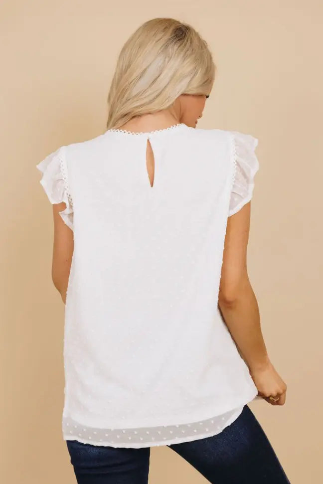 Lynn Polka Dot Top Stay Warm in Style
