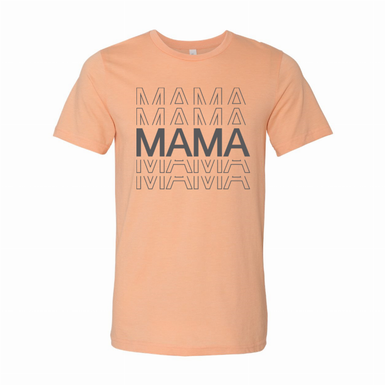 MAMA stacked T-Shirt Simply Inspired Creations