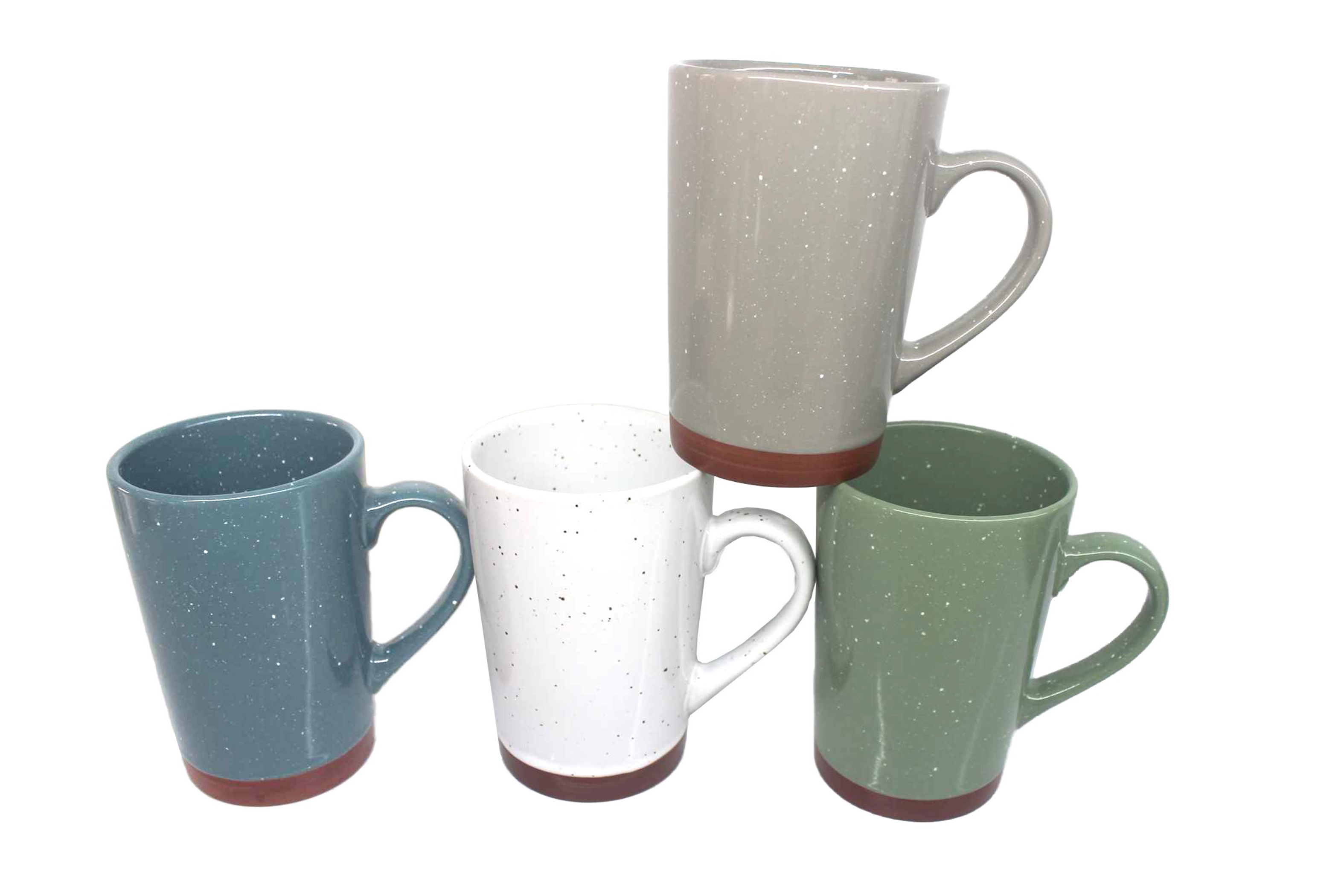 MARCELLE 4PC 17OZ MUG SET IN DISPLAY BOX In BROWN SHIPPING BOX Waymore LLC