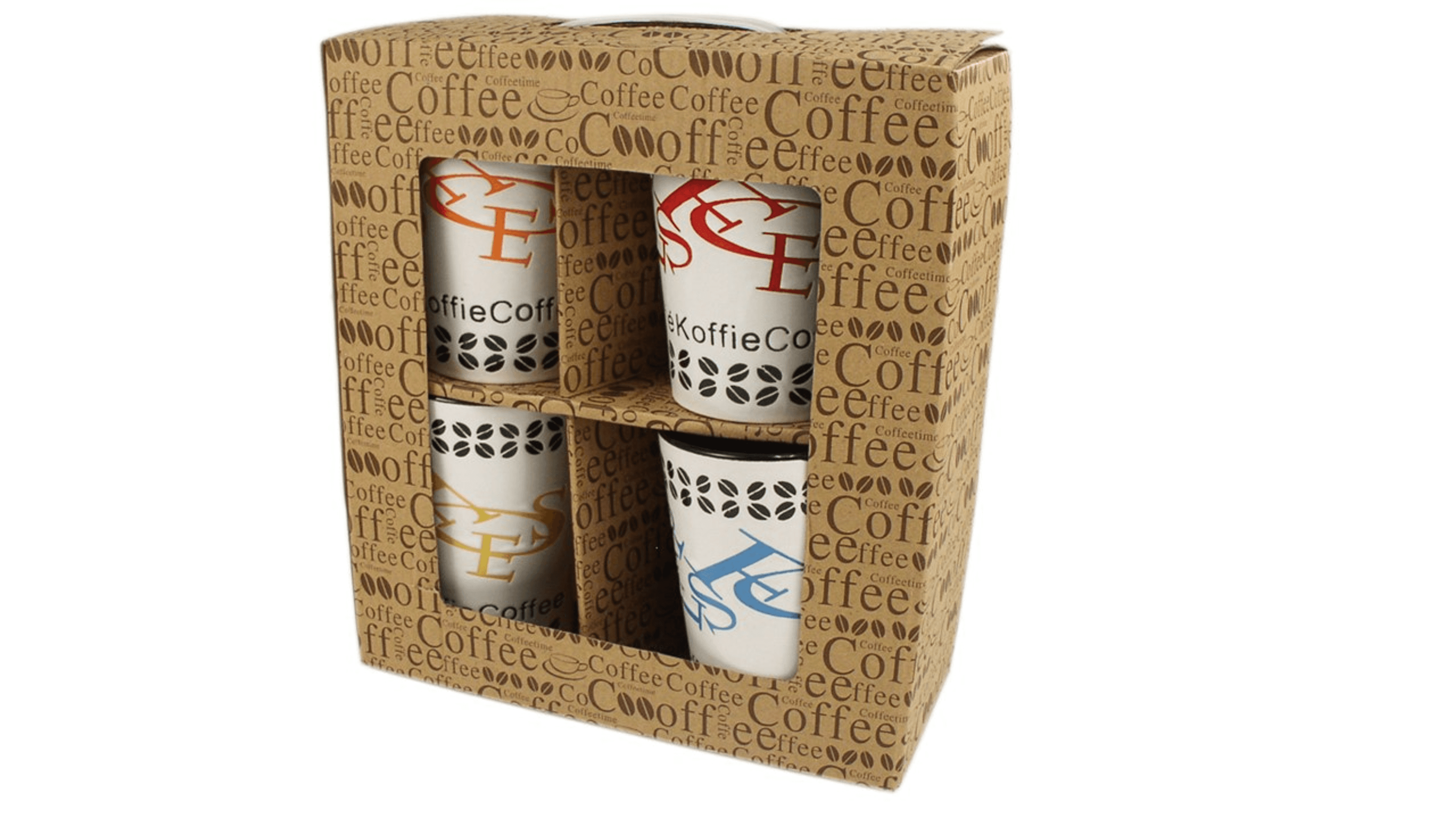 MARCLLE 4PC 17OZ MUG SET IN DISPLAY BOX IN 5-PLY SHIPPING BOX Waymore LLC