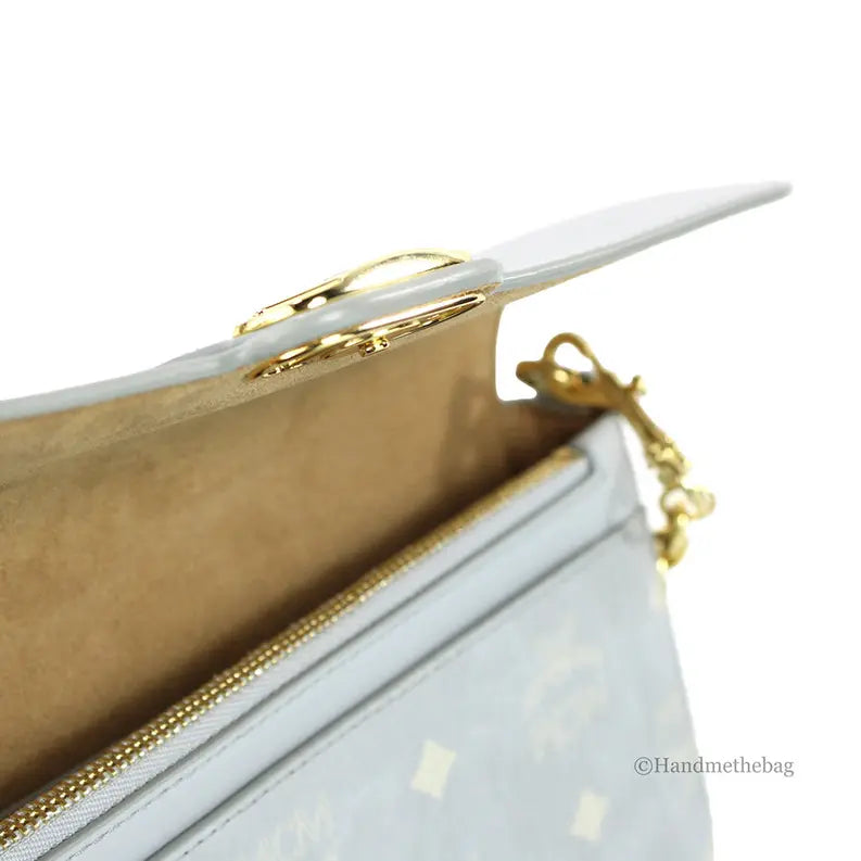 MCM Small Mode Travia Leather Shoulder Crossbody Clutch JV Deals