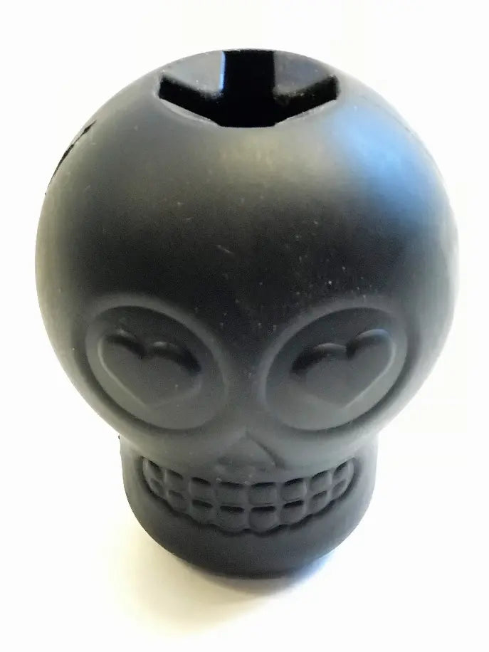 MKB Sugar Skull Durable Rubber Chew Toy & Treat Dispenser SodaPup