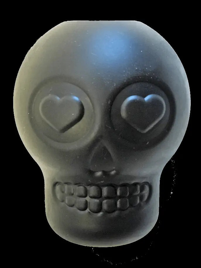 MKB Sugar Skull Durable Rubber Chew Toy & Treat Dispenser SodaPup