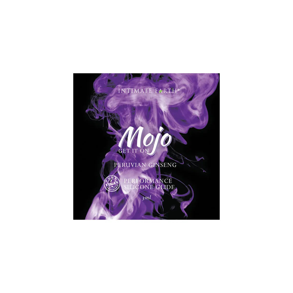 MOJO Peruvian Ginseng Silicone Performance Glide 3ml Foil SINGLE Intimate Earth