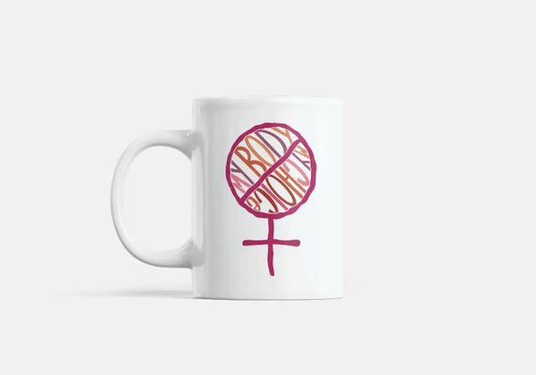 MY BODY MY CHOICE Mug - Fundraiser to Fight SCOTUS Anti-Abortion Plans Black Cat Bazaar