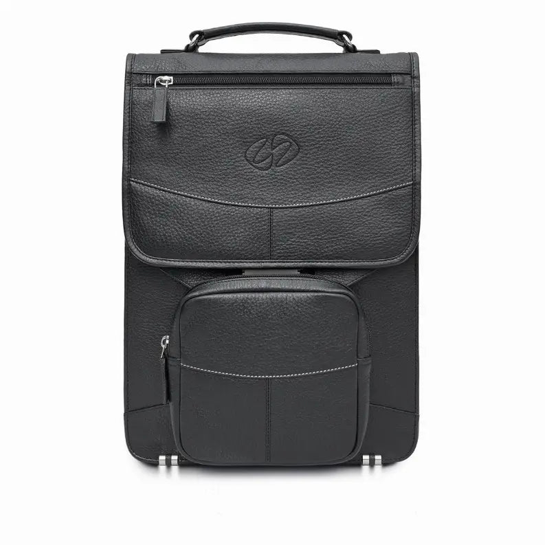 MacCase Premium Leather Vertical BriefCase Backpack MacCase