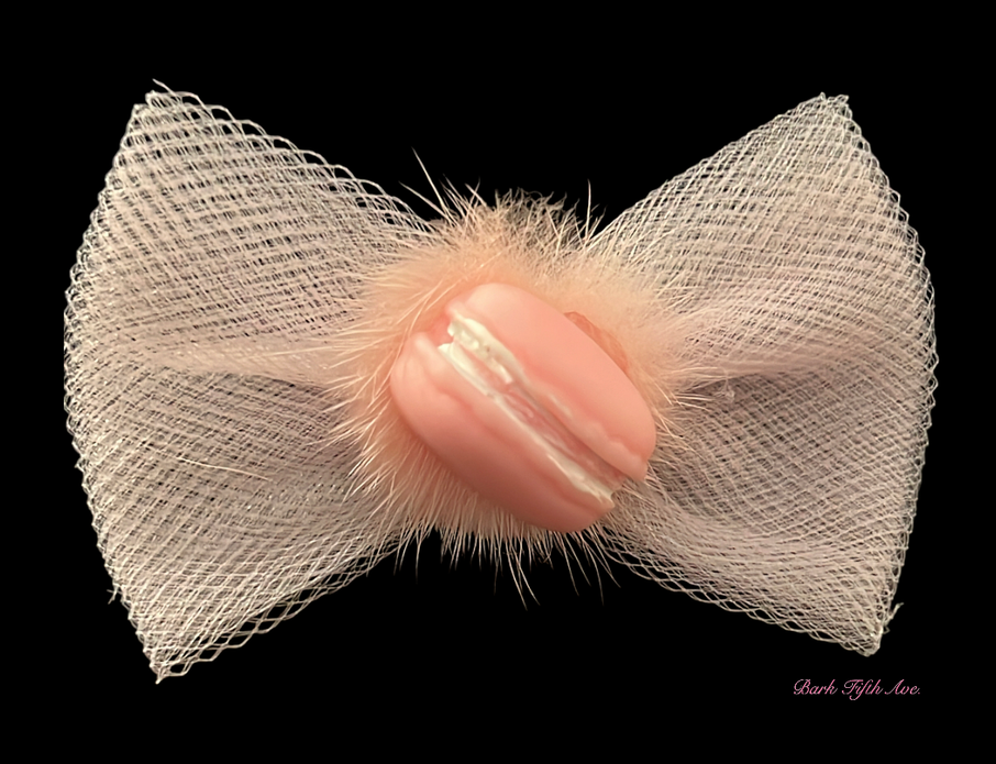 Macaroon Tulle Dog Hair Bows Bark Fifth Avenue