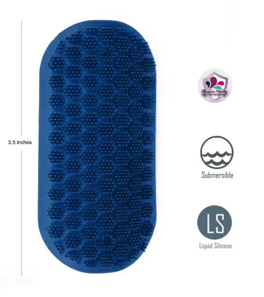Maddox Blue Silicone Tickling Vibrator - GreatEagleInc