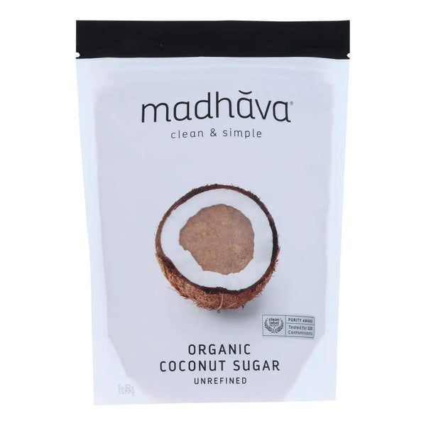 Madhava Honey Organic Coconut Sugar - Case Of 6 - 16 Oz. Madhava Honey