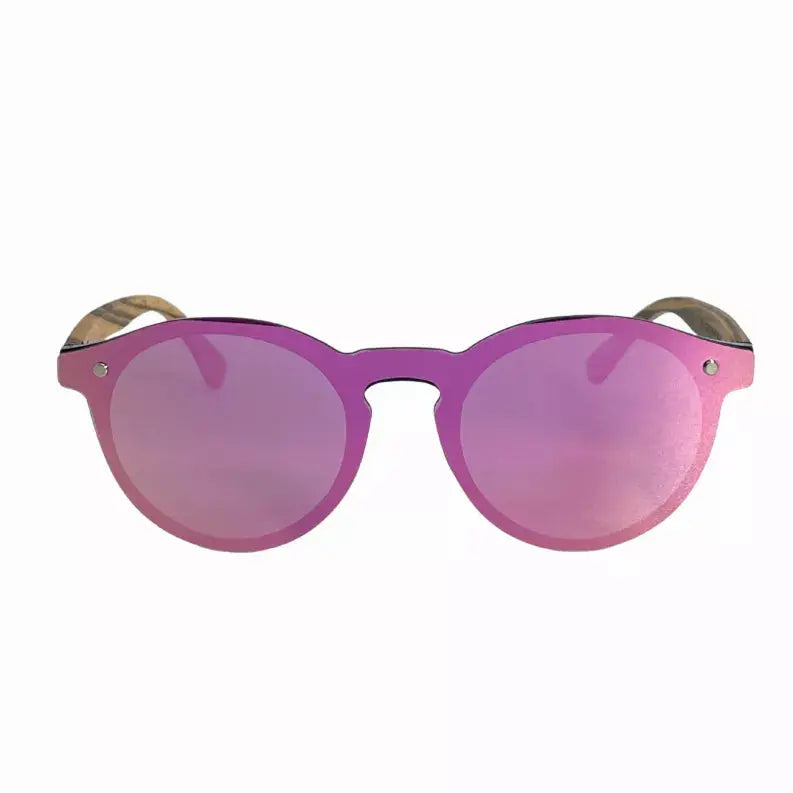 Madrid Round Bamboo Sunglasses Woodensun
