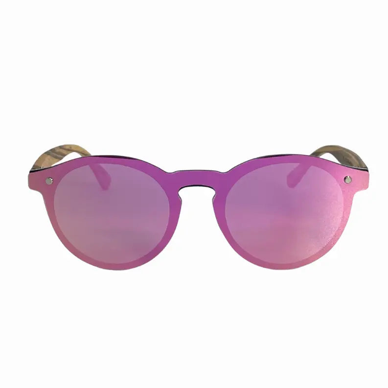 Madrid Round Bamboo Sunglasses Woodensun