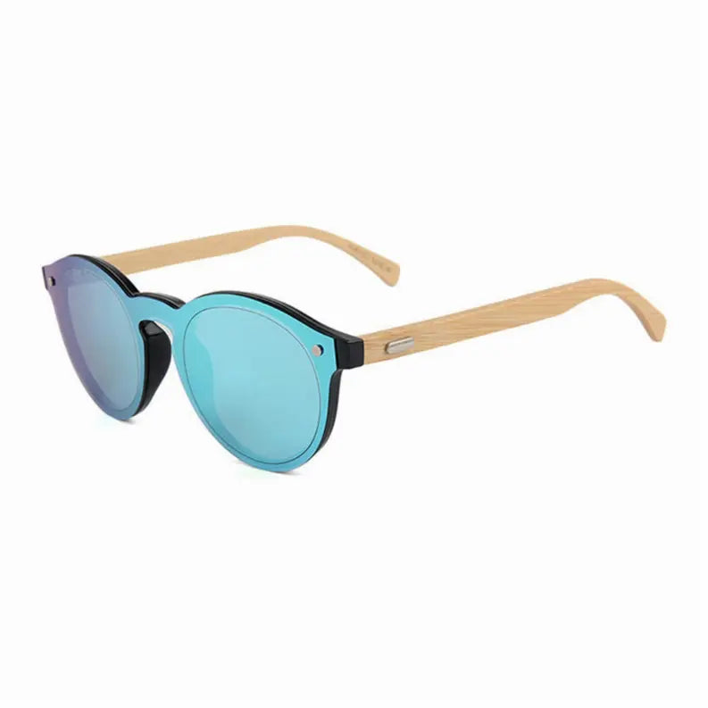 Madrid Round Bamboo Sunglasses Woodensun