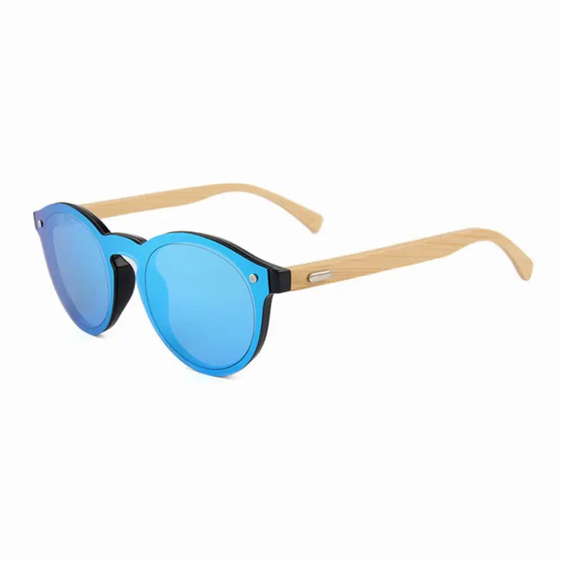 Madrid Round Bamboo Sunglasses Woodensun