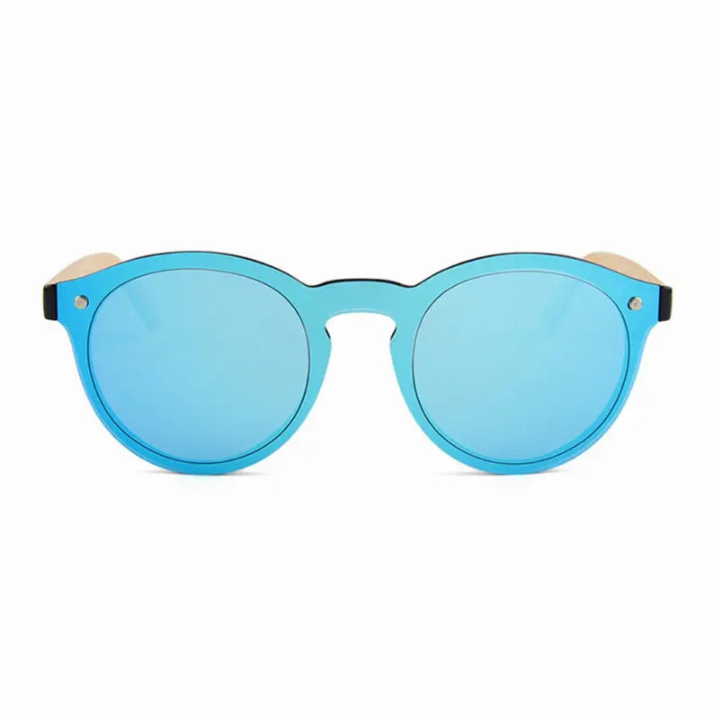 Madrid Round Bamboo Sunglasses Woodensun