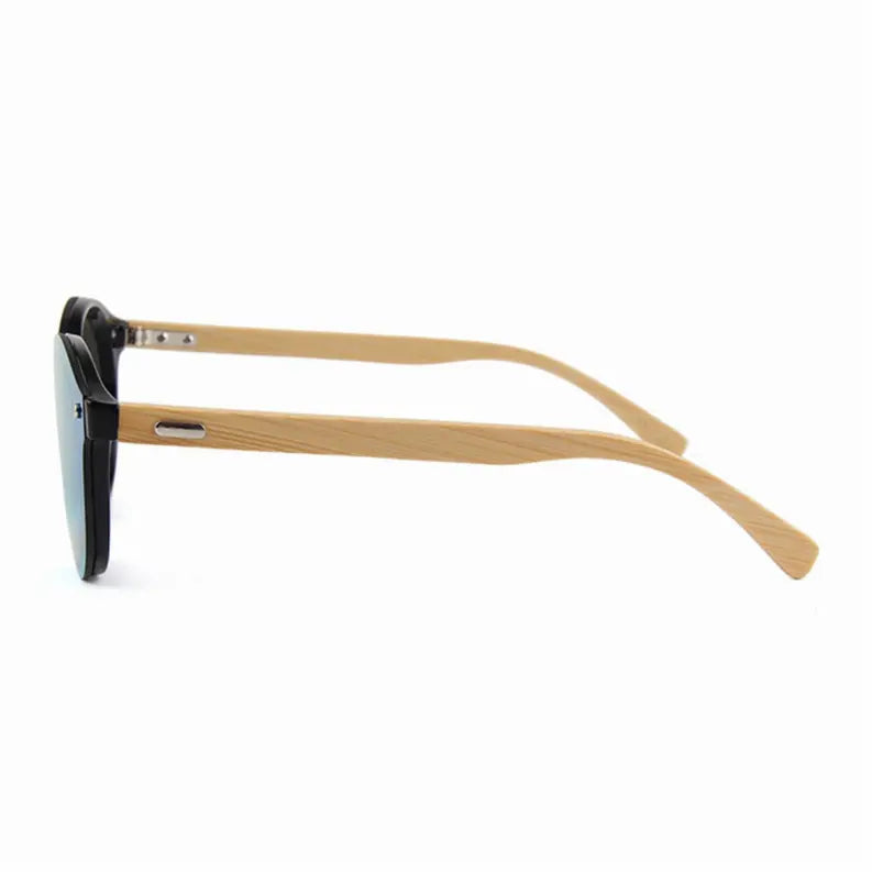 Madrid Round Bamboo Sunglasses Woodensun