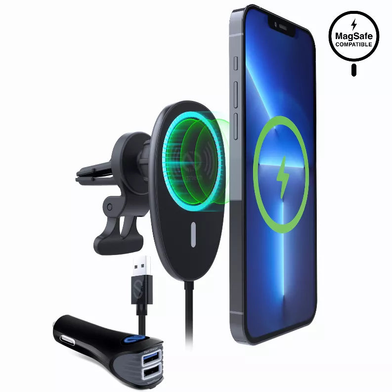MagLock 15W Wireless Charging Vent Mount Hypercel Corporation